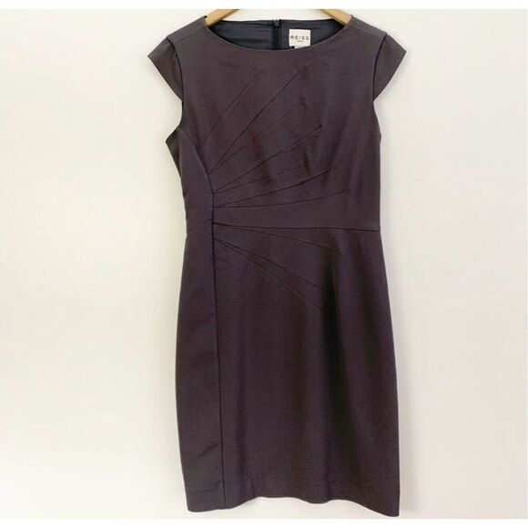 Reiss Fede Tailored Cap Sleeve Dress Lavender size 8 - Picture 3 of 8